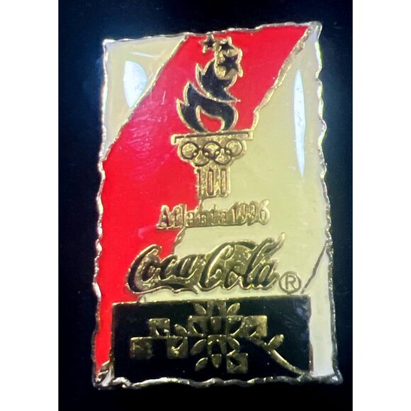 Coca-Cola Olympic Pin Set Atlanta 1996 Collectible Memorabilia Vintage Enamel Pi - Picture 9 of 11